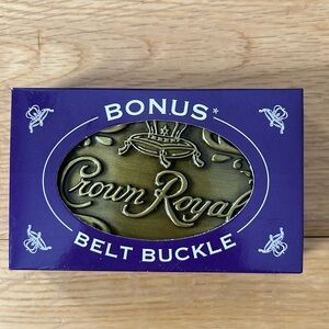 Crown royal rare belt buckle